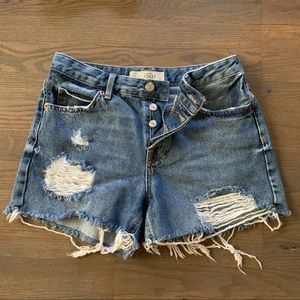 Topshop high waist shorts